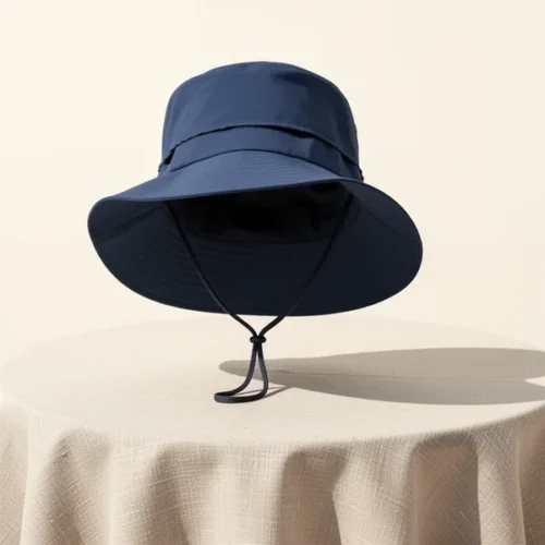 כובע באקט Packable — הגנת UV לפי היצרן
