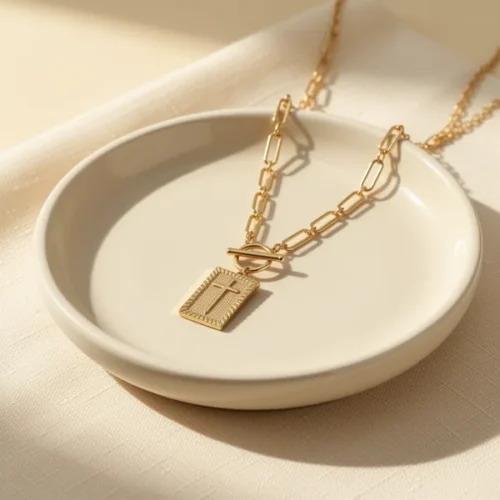 שרשרת Robaice — ציפוי זהב 14K