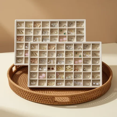 מגש תכשיטים — קטיפה · גדול