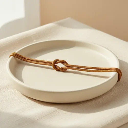 צמיד Stackable Love Knot — ציפוי זהב 14K