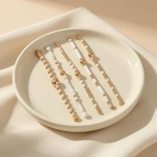 צמידים — ציפוי זהב 14K · פליז · דגם 2