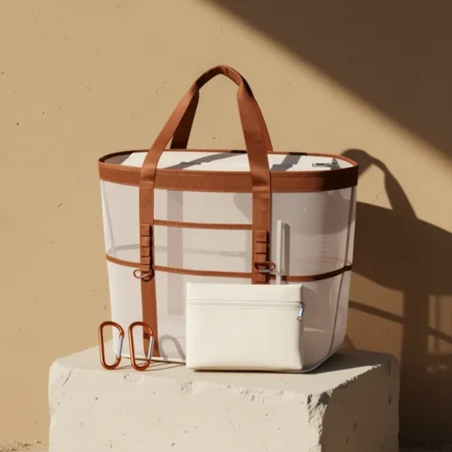 תיק ים Chic Cruise Essentials — בד · גדול