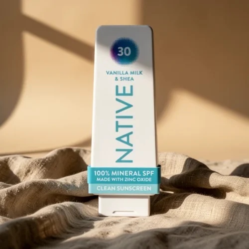 קרם הגנה Native — הגנה מפני השמש · וגאני