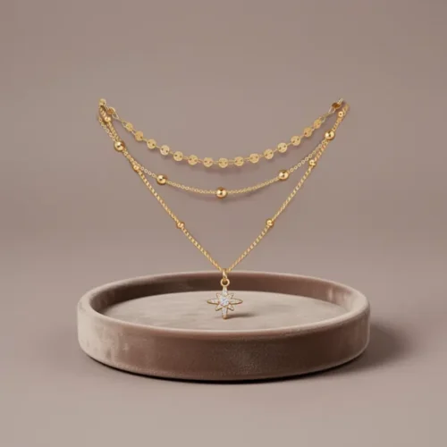 שרשראות XIXINI — ציפוי זהב 14K
