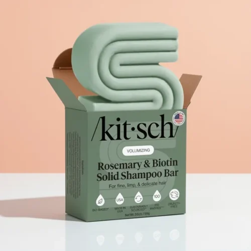 שמפו Kitsch Rosemary Biotin — מרקם קליל