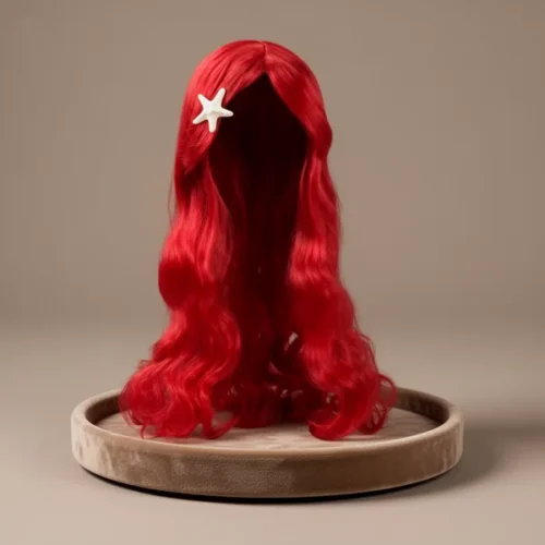 סיכה לשיער Mermaid Wavy — אדום