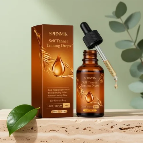 טיפות שיזוף — מרקם קליל · 1 fl oz (כ-30 מ"ל)